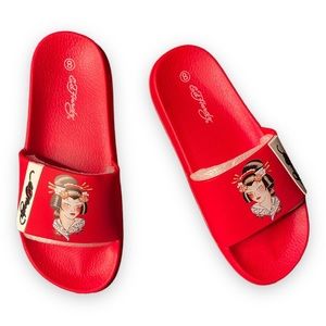 Ed Hardy Red Women's Flats & Loafers